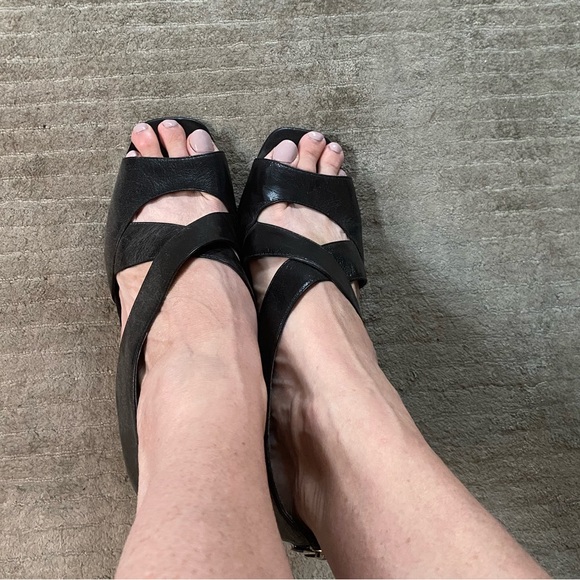 Franco Sarto peep toe wedges - Picture 3 of 8